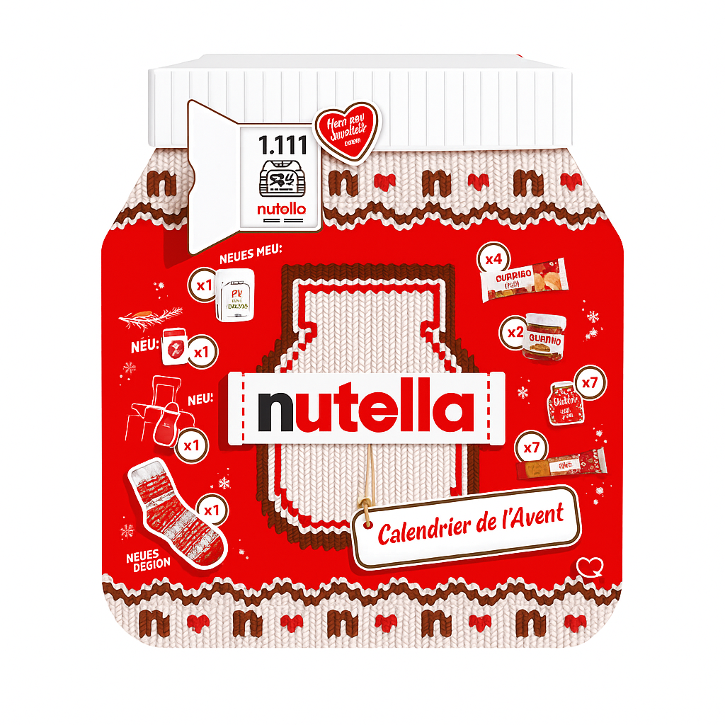 Calendrier de l'avant - Nutella